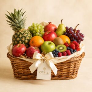 Premium Fresh Fruit Basket
